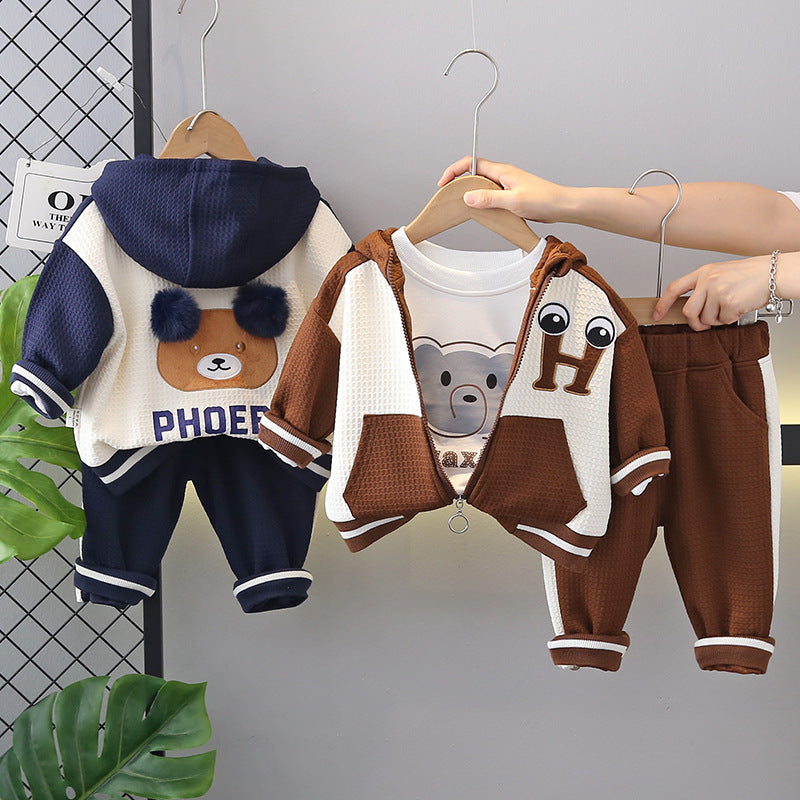 New style spring autumn boys fashion 3-Piece Set