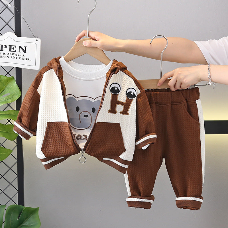 New style spring autumn boys fashion 3-Piece Set