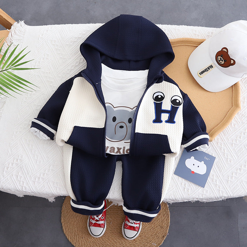 New style spring autumn boys fashion 3-Piece Set